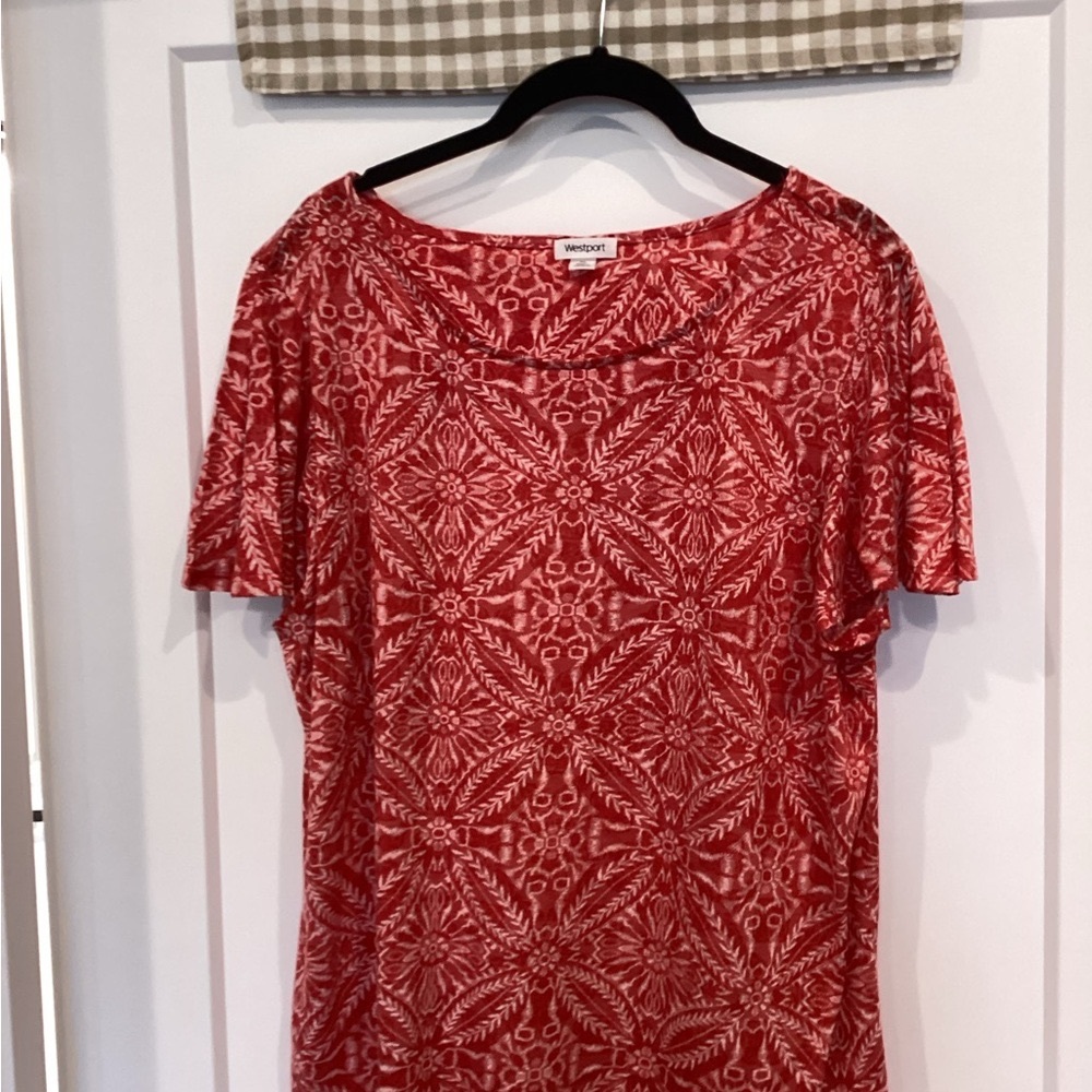 Westport Red Short Sleeve Tee